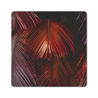 Produktbild von MuchoWow® Mauspad Mousepad Dschungel - Design - Farben - Blätter 20x20 cm - Mousepads - Maus Mat - Pad - Mausunterlage - Desk Mat - Bureauartikeln