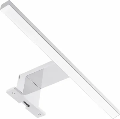 Obrázok produktu pre LED zrkadlová lampa 40 cm do kúpeľne, IP44, 4000K neutrálne svetlo, nástenná lampa 230V, 250lm, chróm, moderná LED zrkadlová lampa do kúpeľne