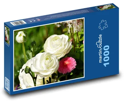 Obrázok produktu pre Puzzle 1000 Iskerník a Záhradné Kvety - martinpuzzle