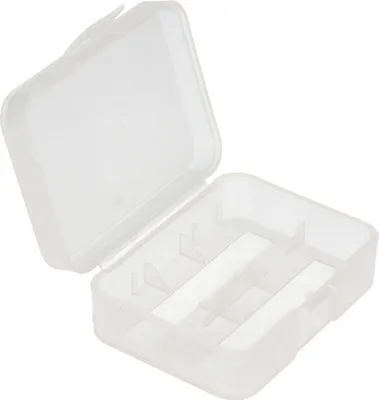 Produktbild von Plastikbox AccuSafe für 2x 18500 oder 3x 16340 transparent