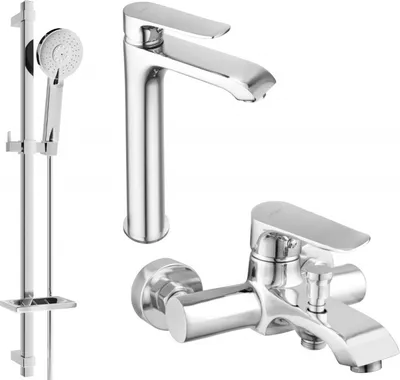 Produktbild von Mexen Pecos DQ40 Badewannenset, Chrom - 72713DQ40-00