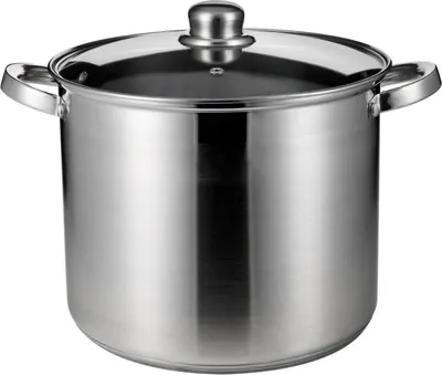 Obrázek produktu pro Hluboký hrnec Rosberg R51211B30, 30 cm, 16,2 litrů, Indukce, Víko, Nerezová ocel