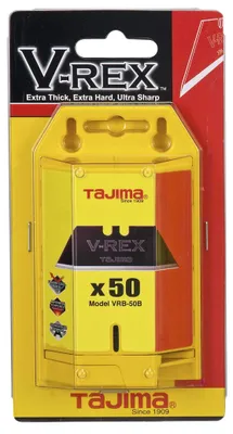Trapezmesser 50 Stück – Ersatzklingen für Cutter VR101/102/103