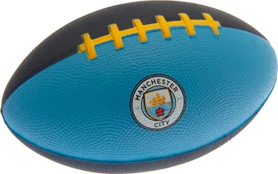 Productafbeelding van Manchester City FC - Mini American Football van schuim (one size) (marineblauw/hemelsblauw)