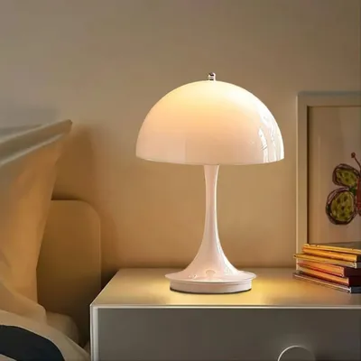 Produktbild von Tischlampe, LED Tischlampe kabellos, Nachttischlampe, Tischleuchte, Nachtlicht, Schreibtischlampe, Touch Dimmbare, USB Aufladbar