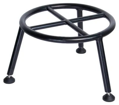 Produktbild von WAGNER Pflanzenständer RETRO STYLE - Ø 38 x 25 cm, für Außen + Innen, Stahlrohr schwarz, Tragkraft 200 kg - 25068001