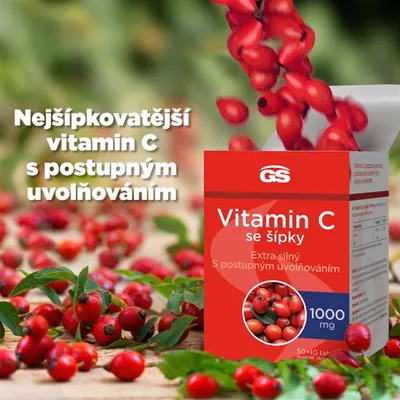 Produktbild von GS Vitamin C1000 mit Hagebutten, 50 10 Tabletten