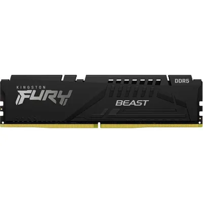 Produktbild von Kingston FURY Beast RGB - DDR5 - Kit - 32 GB: 2 x 16 GB - DIMM 288-PIN - 6800 MHz / PC5-54400 - CL34 - 1.4 V - ungepuffert - on-die ECC - Schwarz