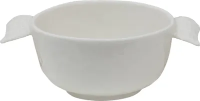 Produktbild von Clayre & Eef Dekoration Schale 150 ml Weiß Keramik Flügel