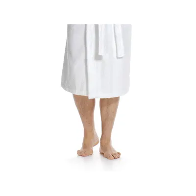 Produktbild von Wewofashion Herren Damen Bademantel 3002-100 Weiß Unifarben 50 M