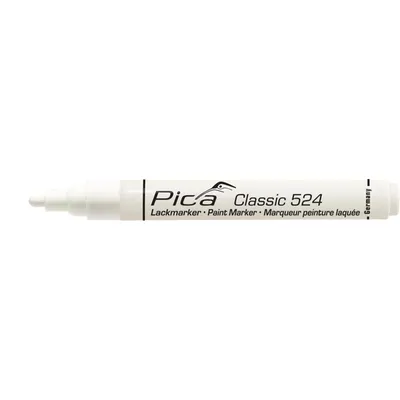 Produktbild von Pica Lack-/Industriemarker 2-4mm Rundspitze, weiß