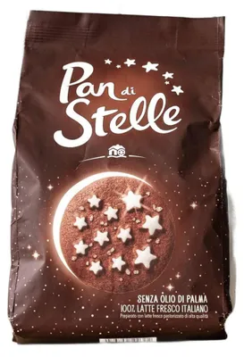Zdjęcie produktu dla Ciastka czekoladowe Pan di Stelle 700 g