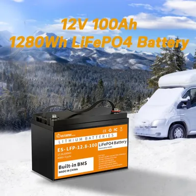 Produktbild von 12V 100Ah LiFePO4 Akku - Lithium-Batterie - Energiespeicherbatterie - Tiefentladebatterie - Solarbatterie