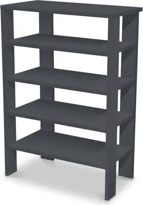 Produktbild von Coemo Schuhregal Charlie Standregal Bücherregal Anthrazit