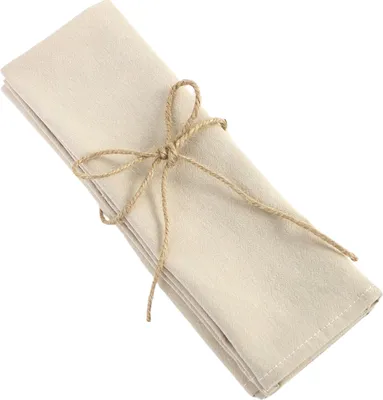 Produktbild von Rustikale Boho-Stoffservietten, weiche Baumwolle, feine Verarbeitung, einfarbig, Weihnachts-, Hochzeits-, Esstisch-Dekorationsservietten