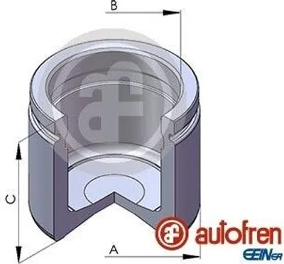 Produktbild von AUTOFREN SEINSA Bremssattel-Kolben für AUDI 100 Limousine (44, 44Q, C3) 60mm Stahl