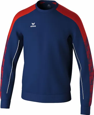 Produktbild von Erima Evo Star Sweatshirt New Navy/Rot