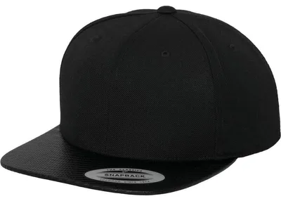 Image de Flexfit - Casquette Snapback à visière plate TN1503 (taille unique) (noir/charbon noir)