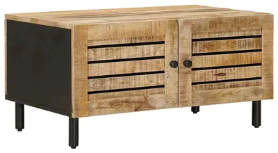 Obrázok produktu pre vidaXL Konferenčný stolík prírodný 80 x 50 x 40 cm z masívneho mangového dreva