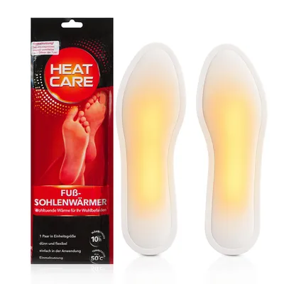 Produktbild von Bestlivings Wärmesohlen „Heat Care“ – One Size, 1 Paar selbstwärmende Einlegesohlen, Sohlenwärmer, bis zu 10 Stunden natürliche Wärme für warme Füße