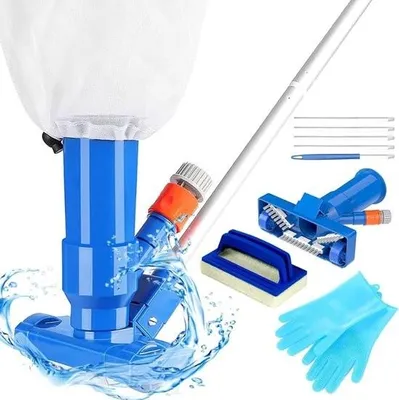 Produktbild von Elektrischer Poolsauger – Poolbodensauger – Sauger für Pool und Spa – Bodensauger – 18,5 x 19 x 120 cm