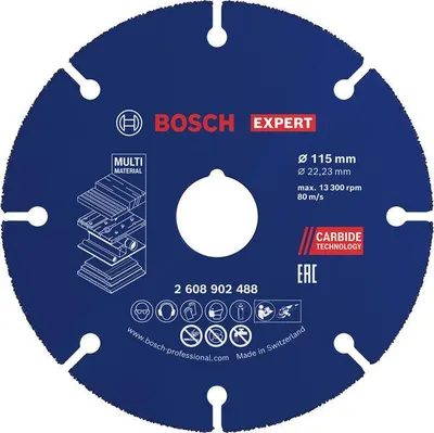 Obrázek produktu pro Bosch EXPERT Multi Material karbidový řezací kotouč, 115 x 22,23 mm
