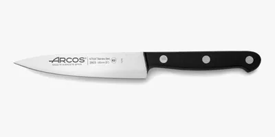 Image de Couteau de chef Arcos Universal 280304 en acier au nitrum, avec mangue en polyoxyméthylène et lame de 12 cm en coffret