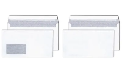 Image de Enveloppe MAILmedia 125 x 235 mm, extra-blanche, avec fenêtre