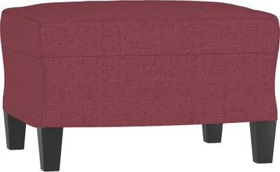 Produktbild von vidaXL Fußhocker Weinrot 60x50x41 cm Stoff