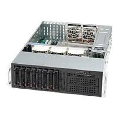 Zdjęcie produktu dla Supermicro CSE-835TQC-R802B, Stojak, Serwer, Szary, ATX, EATX, 800 W, 3.5"