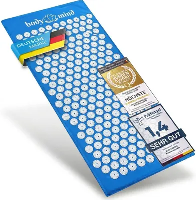 Imagen del producto de Alfombrilla de acupresión con 7140 puntos, tamaño L, para la relajación y el alivio del dolor, ideal para uso doméstico