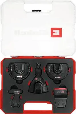 Obrázok produktu pre Sada multifunkčného príslušenstva Einhell XL-PLUS-CASE Multitools, 10 ks