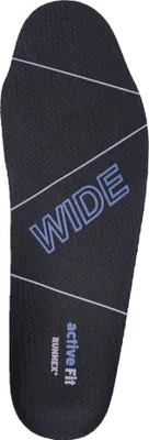 Produktbild von RUNNEX® Einlegesohle activeFit wide, Schwarz/Blau