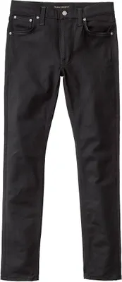 Image de Nudie Jeans Lean Dean Jeans Noir 32 / 32 Homme Noir 32