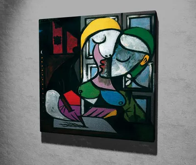 Produktbild von Wallity, KC244- VGA1201, Bunt, Leinwandbilder, 45 x 45 cm, 100% Leinwand