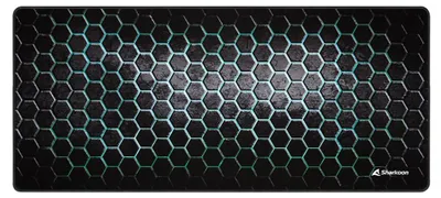 Gaming-Mauspad 900x400 mm, Mesh, rutschfest, Schwarz/Grün