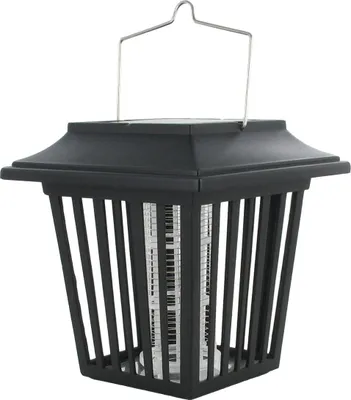 Produktbild von Weitech Multifunktions-Solarlaterne mit LED UV Insektenvernichter - schwarz