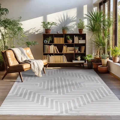 Zdjęcie produktu dla Dywan z krótkim włosiem do salonu, jadalni, sypialni, w stylu skandynawskim boho, wzór 3D,Rozmiar: 80 x 150 cm,Kolor: Srebrny-1