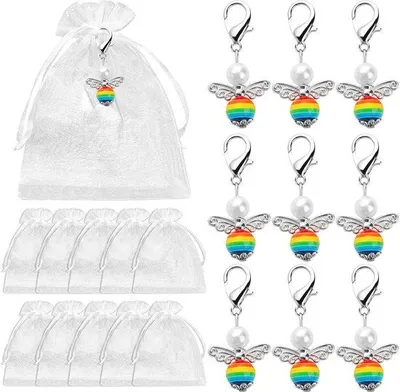 Zdjęcie produktu dla Tęczowy mini aniołek – talizman
