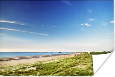 Produktbild von MuchoWow® Poster Strand - Düne - Grün 120x80 cm - Bilder