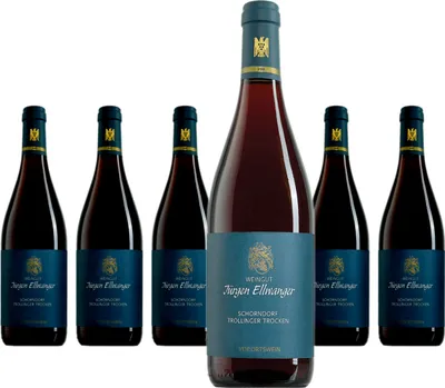 Produktbild von 6 x Jürgen Ellwanger Schorndorfer Trollinger Qualitätswein trocken