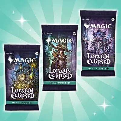 Produktbild von 3x Magic: The Gathering – Lorwyns Eclipsed Play Booster | English Version | 3 Packs