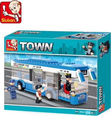Image de AUTOBUS URBANO - Jeu de construction, SLUBAN (M38-B0330) SLUBAN Tranche d'âge : +6 ans