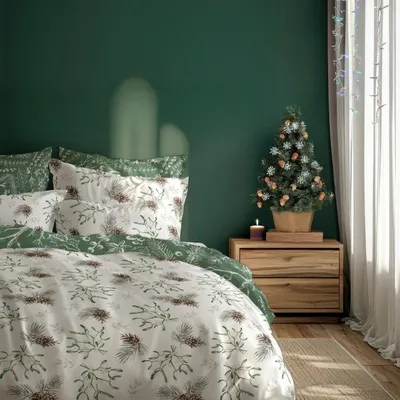 Obrázok produktu pre Posteľná bielizeň, bavlnená posteľná bielizeň, Vianoce Scandic 200x220 083