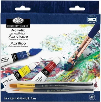 Immagine prodotto di Royal & Langnickel ACR18 Set di colori acrilici 18 x 12 ml