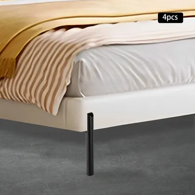 Produktbild von 4x Möbelfüße DIY Metalltischfüße Schwarz 15cm Möbel Füße Stahl Sofa/Couchtisch/Fernsehschrank/Bett