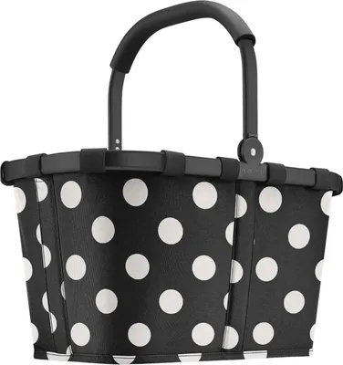 Zdjęcie produktu dla Reisenthel carrybag, Koszyk na zakupy, Czarny, Biały, Aluminium, Poliester, 22 l, 480 mm, 280 mm