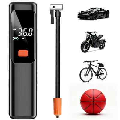 Produktbild von Kabellose Auto Luftpumpe,mit digitaler Anzeige,Automatischer Abschaltung, 7.4V, 4000mAh, 150 PSI,Wiederaufladbare,für Auto, SUV, Motorrad
