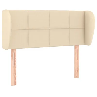 Produktbild von vidaXL Kopfteil mit Ohren Creme 83x23x78/88 cm Stoff