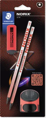 Obrázek produktu pro STAEDTLER® 181 SBK2-2 Sada tužek NORIX HB BK 100 % PEFC